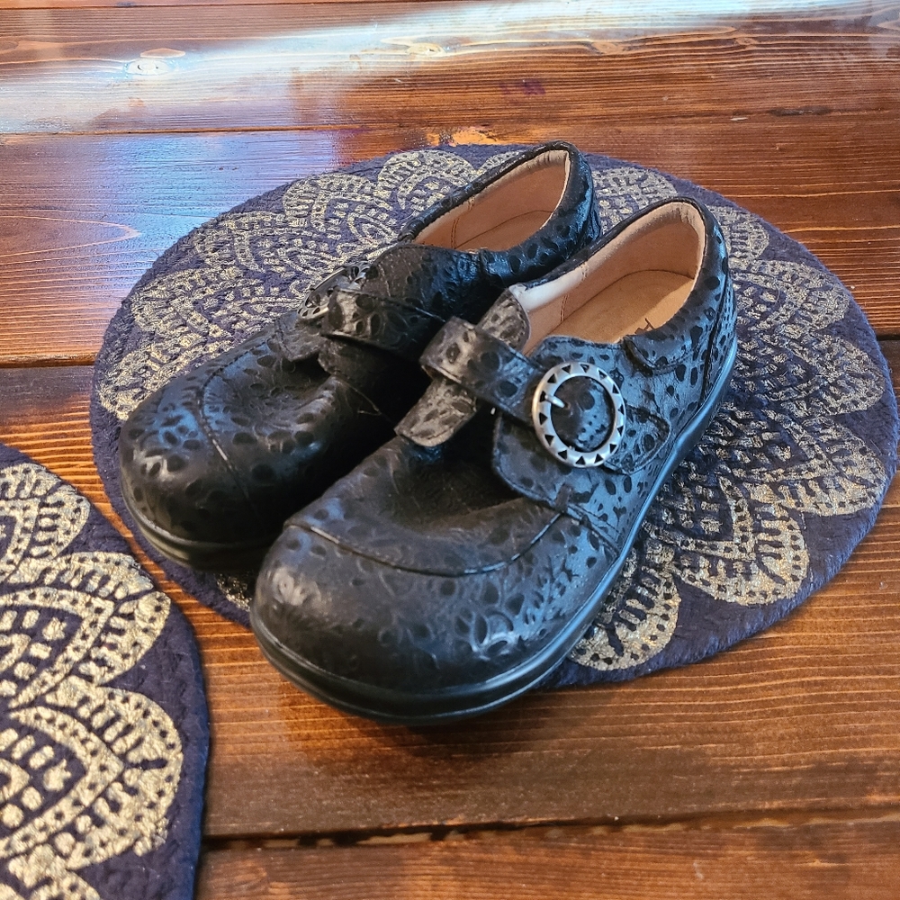 Alegria SZ 36 Leather Clogs